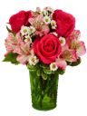 Bouquet di rose fuchsia