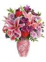 Bouquet toni rosa viola